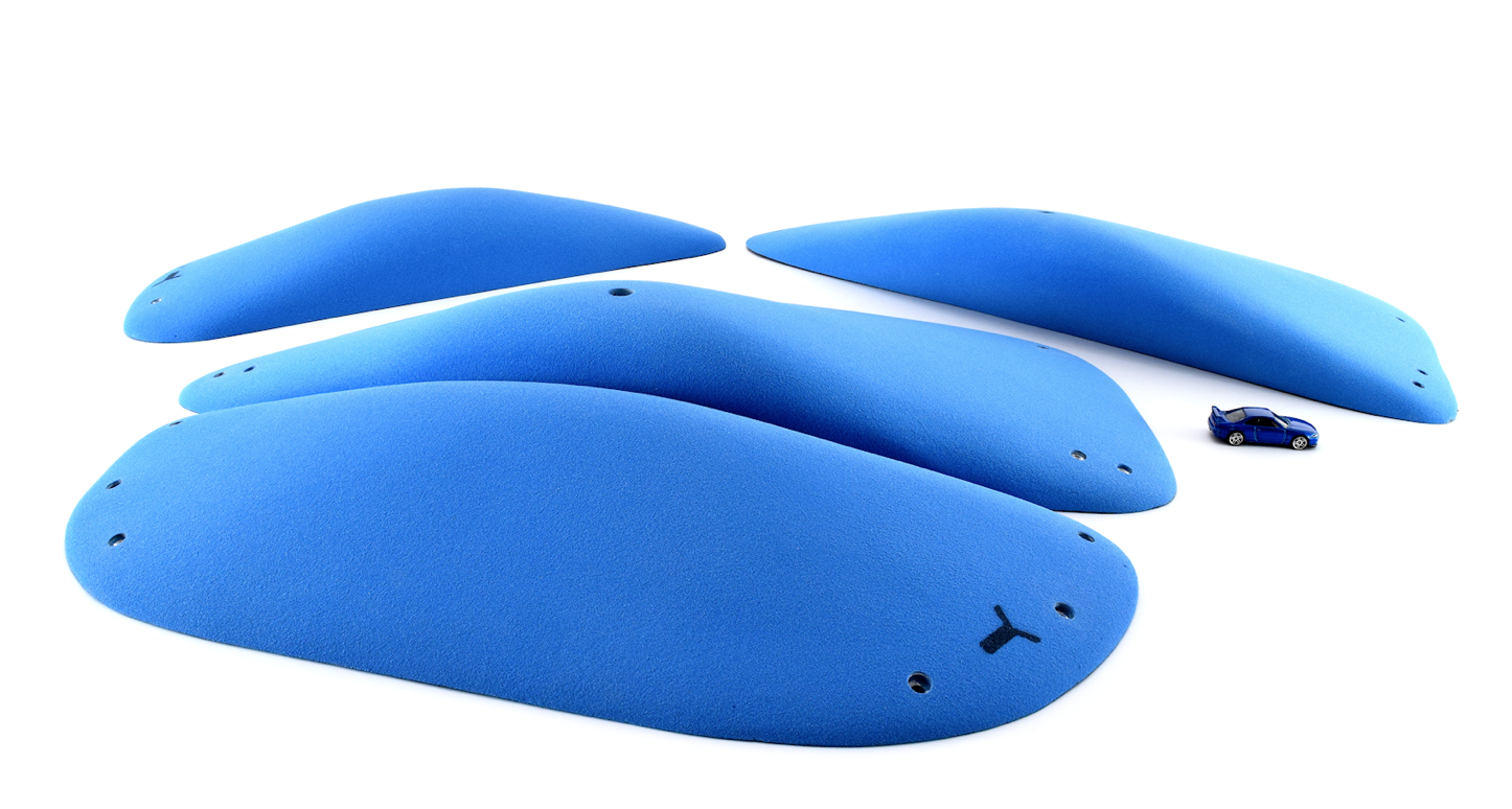 Kilter EU - Fiberglass Kit 22 - Winter Kaiju 1-2 & 2XL 10-11 - 20/70 Degree Complex Rounded Ledges